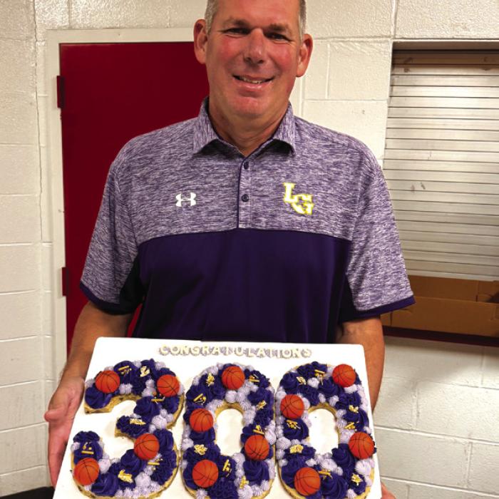 Longtime La Grange girls basketball coach Heath Golan celebrated his 300 career win early this season.