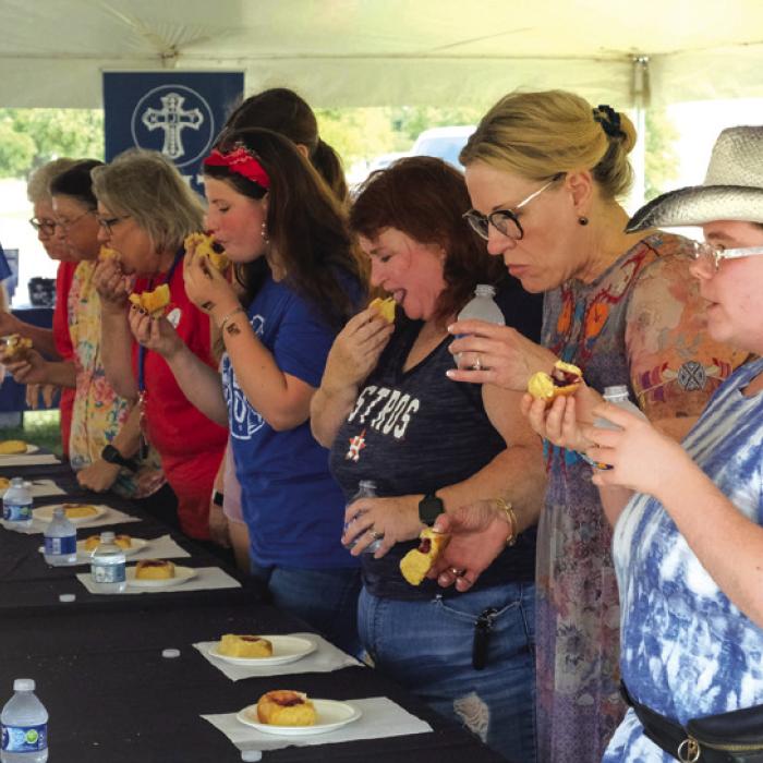 Saturday’s Heritage Fest Kolache Eating Contest Winners