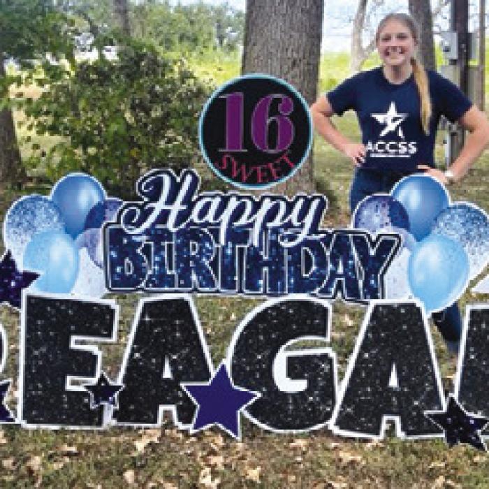 Do it Duo Events sign for Reagan Moreau.