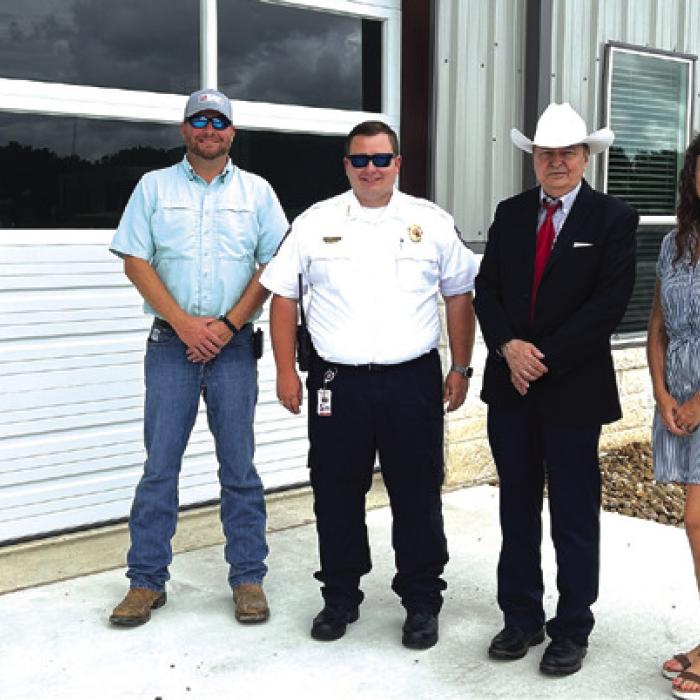 Fayette County Leaders Tour the New EMS Facility in Schulenburg