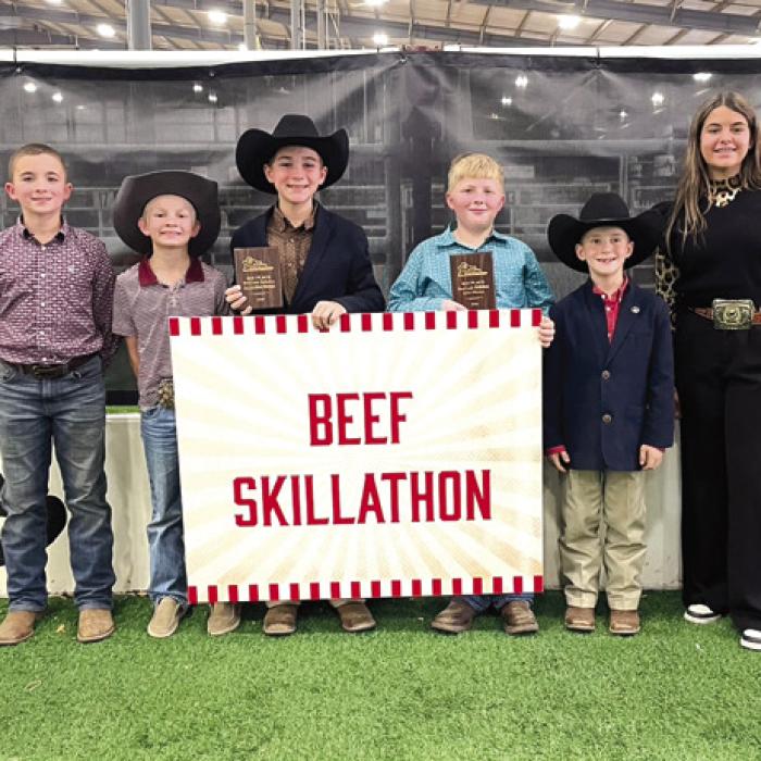 Pictured are: Gage Smrkovsky, Joe Carrales, Crockett Guenther, Wyatt Smrkovsky, Rowdy Guenther, and Adalyn Carrales.