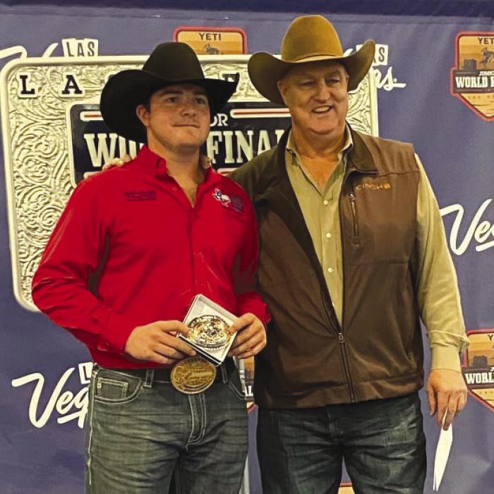 Crainer Competes in Jr. Steer Wrestling World Championship