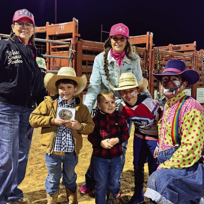 Mutton Bustin’ Winners from the Saturday Night Performance at The Fayette County Sheriff’s Posse Rodeo: Allen Kutac &amp; Matthew Wallace. Photo by Darling June Images