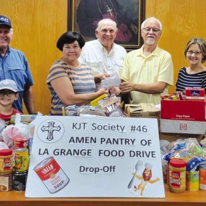 KJT Society No. 46 Donates to Food Pantry