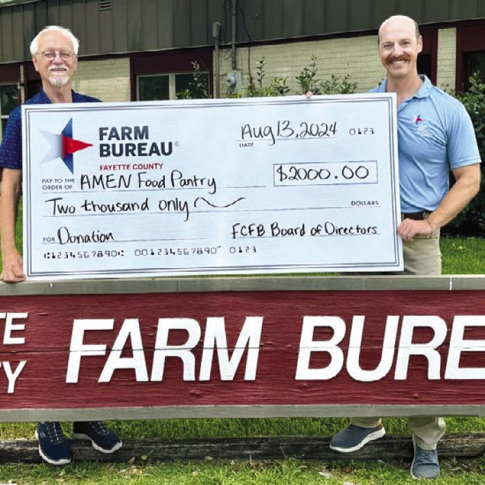 Fayette County Farm Bureau Makes Donations