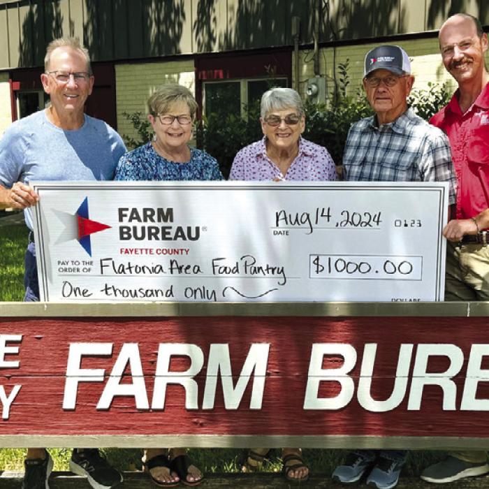 Fayette County Farm Bureau Makes Donations