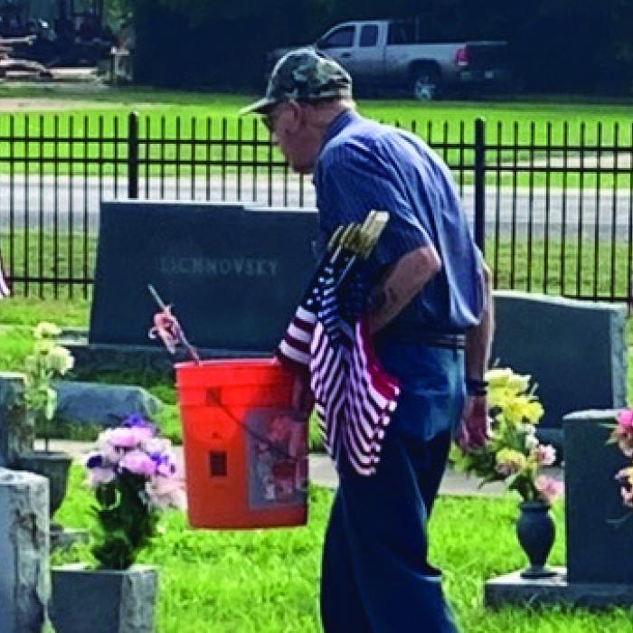 American Legion McBride Post Places More Than 1,250 Flags on Graves of Deceased Veterans