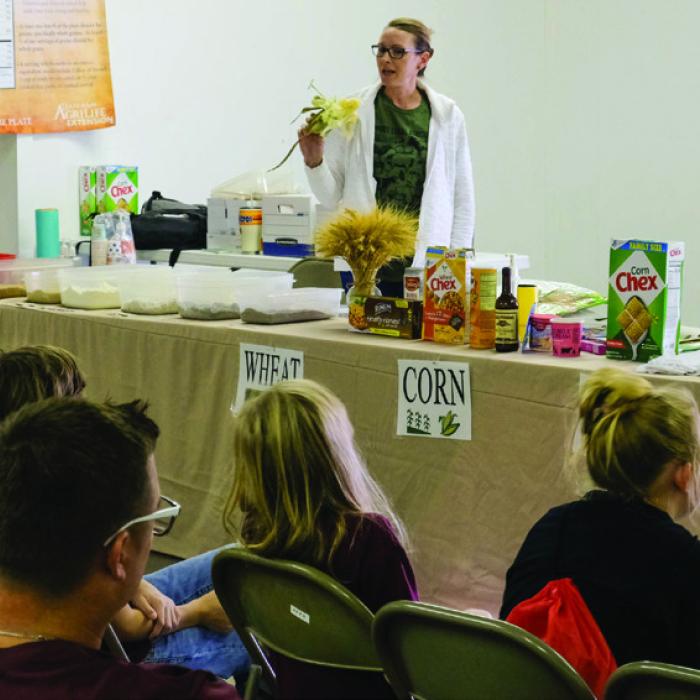 Ag Day Held at Fayette County Fairgrounds for Local 4th Graders