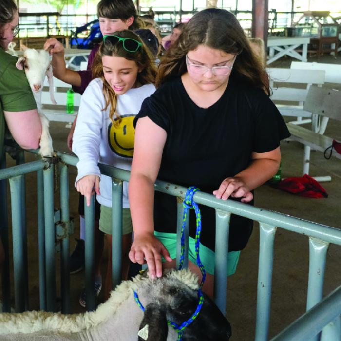 Ag Day Held at Fayette County Fairgrounds for Local 4th Graders
