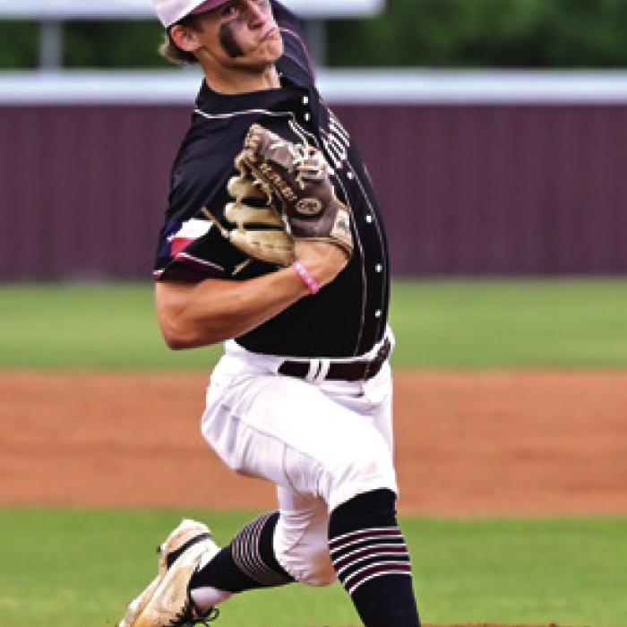Titan Targac, left, and Beck Zimmerman, right, both pitched stellar games in the series against Freer. File photos by Stephanie Steinhauser