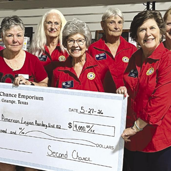 Second Chance Donates to Auxiliary