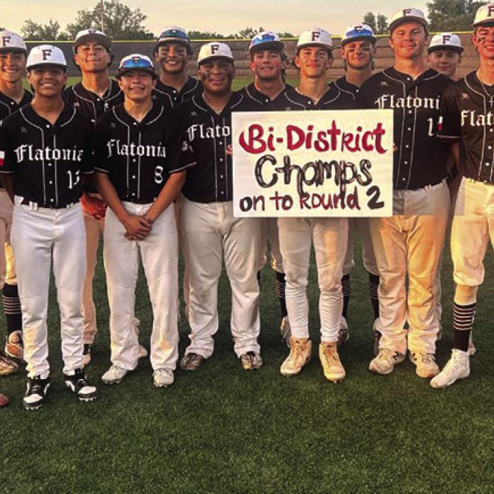 The Flatonia Bulldogs after Saturday’s series clinching victory.
