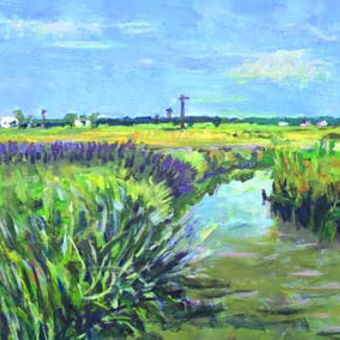 Painting the Charms of Schulenburg in New Exhibit