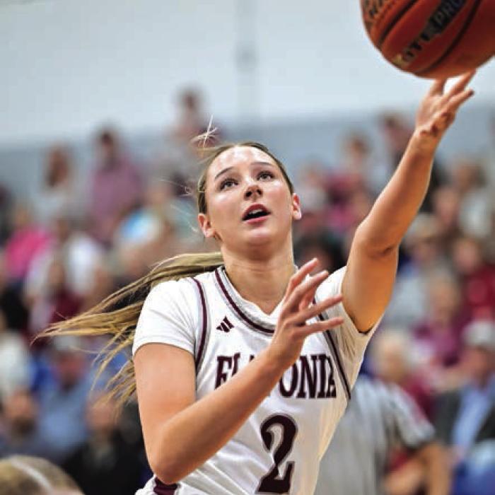 Flatonia’s Summer Sodek scored a team-high 31 points Monday. Photo by Stephanie Steinhauser