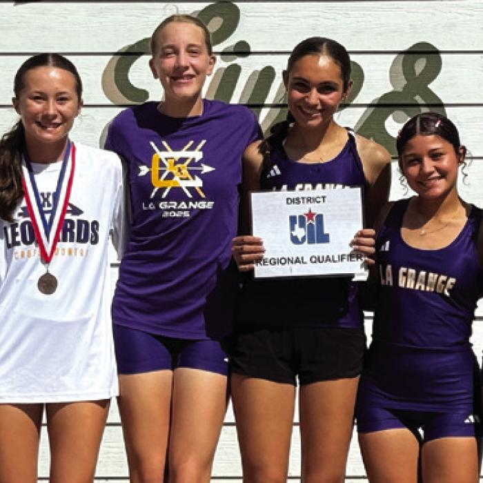 Lady Leps 2nd at District Cross Country