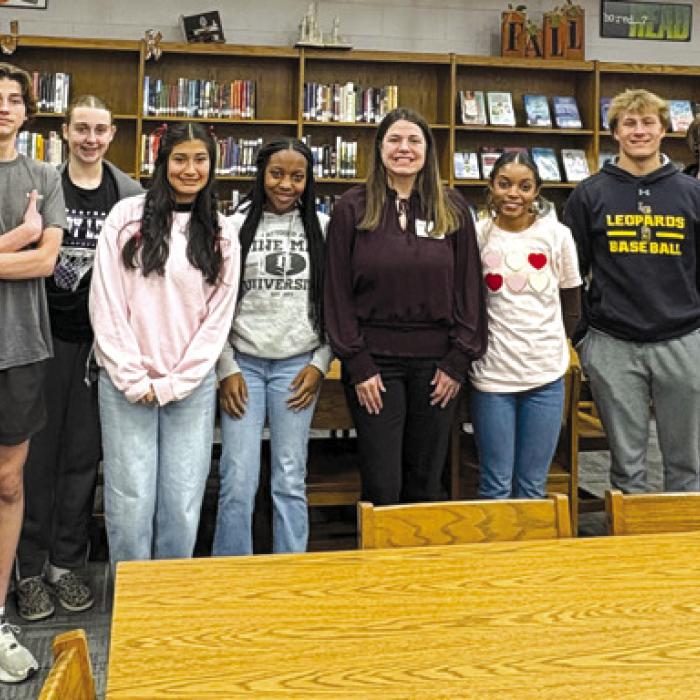 Leo Club Hears from Lion Bailey Grzyb
