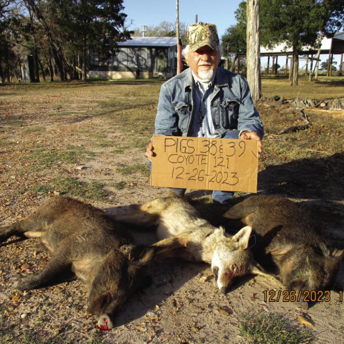 Marburger Snares Two Hogs and a Pig in One Day