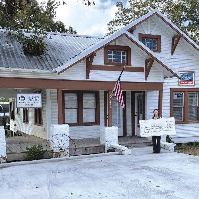 Lori Conway Insurance Receives Sign Grant