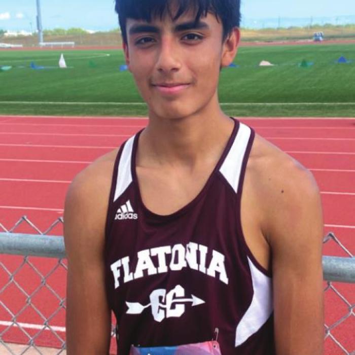 Flatonia’s Oscar Guerrero has advanced to the state cross country meet.