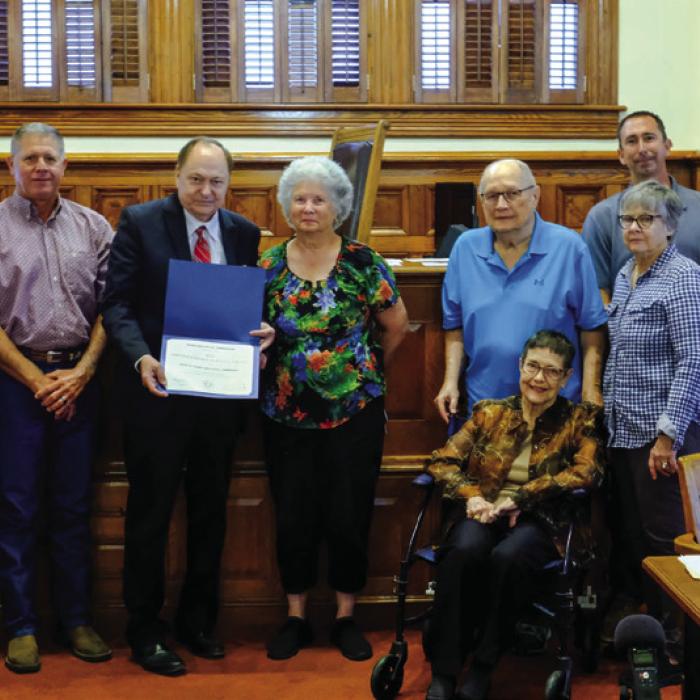 County Historical Commission Honored