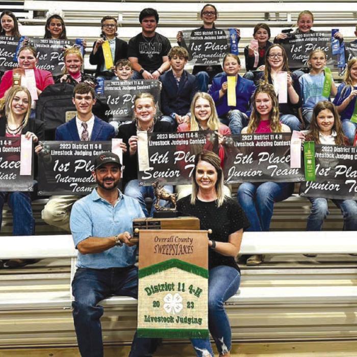Fayette County 4-H district group.