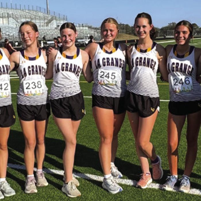8th grade girls – 1st place out of 9 teams and 5 out of first 6 places! 91 total runners in 8th girls division – Saleen Posey 1st, Emmry Blaschke 2nd, Grayslin Blaschke 4th, Annabelle Zoch 5th, Allie Hutchins 6th, Charlotte Scarborough 40th, Fallon Wallace 51st, Josey Melton 61st, Nathalee Kellen 67th.