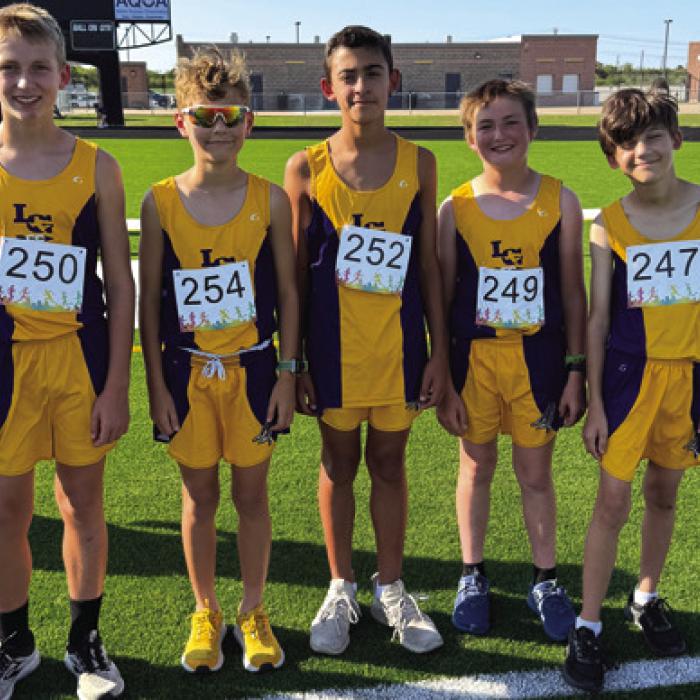 7th grade Boys - 4th out of 11 teams, 107 runners - Kemper Truex 3rd, Mason Pohl 6th, Caden Janda 30th, Justin Jasek 41st, Alex Garcia 73rd,