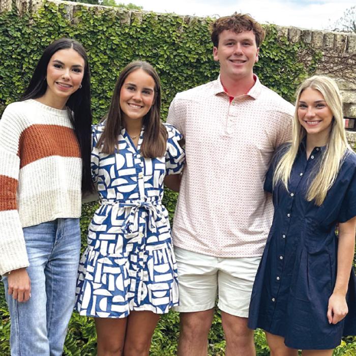 Tori Newton, Clara Bundick, Oliver Gunn, and Kylie Trlicek.