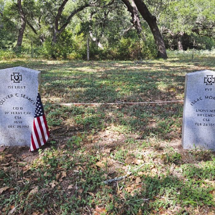 Schulenburg American Legion Moves Two Civil War Veterans’ Headstones