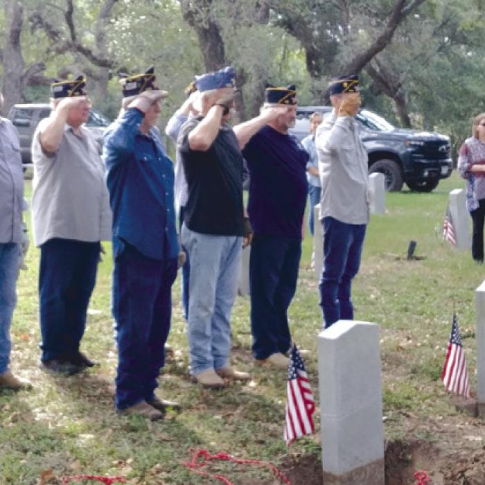 Schulenburg American Legion Moves Two Civil War Veterans’ Headstones
