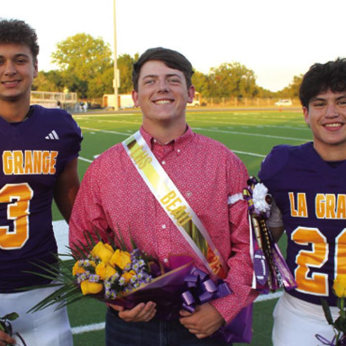 LHS Beau nominees: left to right – Graham Youens, Jacob Bridgefarmer and Jeffrey Cabrera. Photo by Jeff Wick