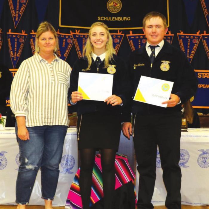 Schulenburg FFA Holds Annual Banquet