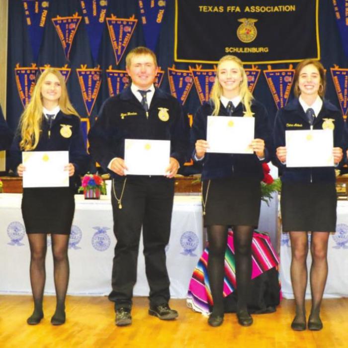 Schulenburg FFA Holds Annual Banquet