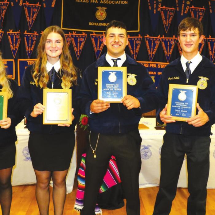 Schulenburg FFA Holds Annual Banquet
