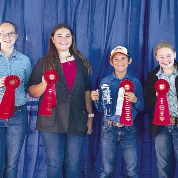 Fayette 4-H Competes in Austin County Livestock Judging Contest