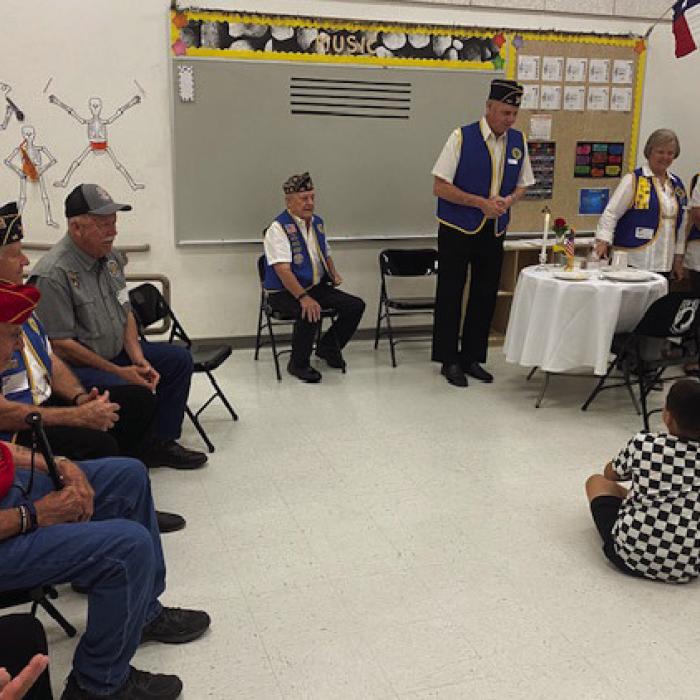 Missing Man Ceremony Held at Schulenburg Elementary