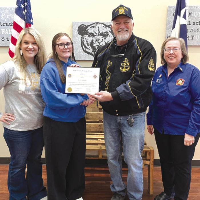 Lamson Earns VFW Voice of Democracy Award