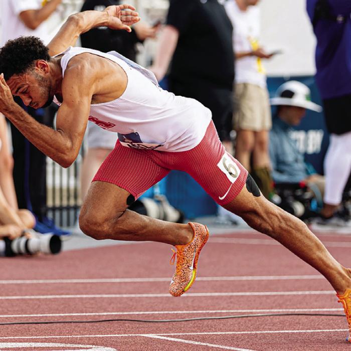La Grange alum Trey East competed in the NCAA West Regional Track &amp; Field meet at Texas A&amp;M this past week. He ran the 400 meters (running a 45.23, his personal best) and in the 4x400m relay (3:03:49) for the University of Houston. In both events, he is advancing to the NCAA D1 Track &amp; Field National Championships in Eugene, Oregon June 11-14.
