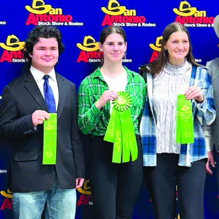 SALE Senior: SALE Representative, Logan Poncik, Makenna Emmel, Elena Supak, and SALE Representative.