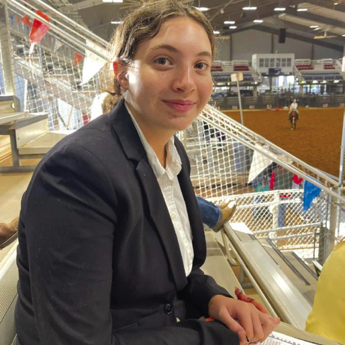 Eindorf Places In 4-H Horse Judging