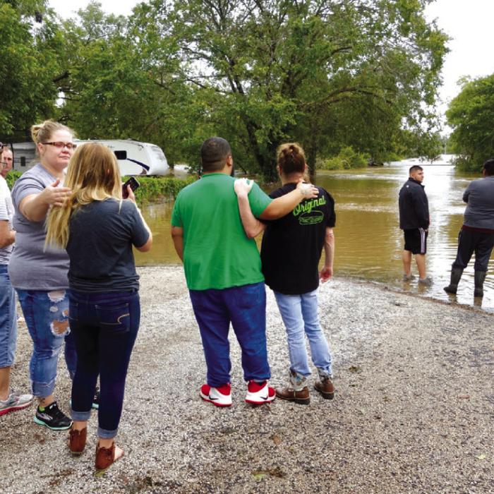 Help From One Flooded Town to Another