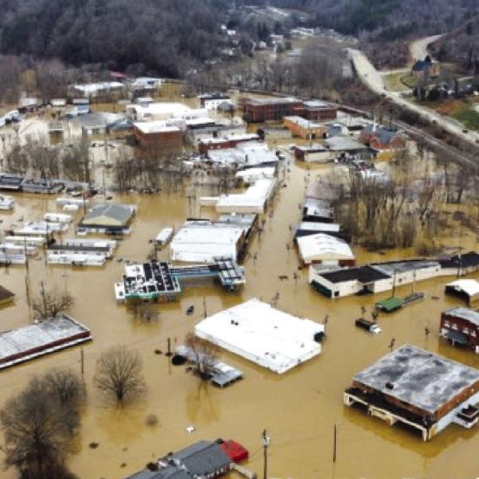 Help From One Flooded Town to Another