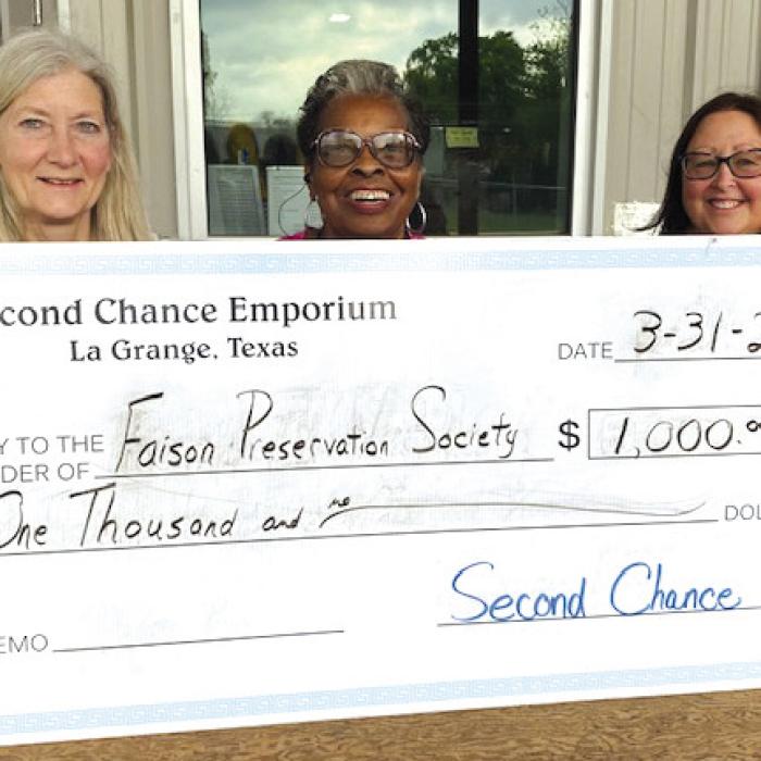 Second Chance Supports Fayette County Non-Profits