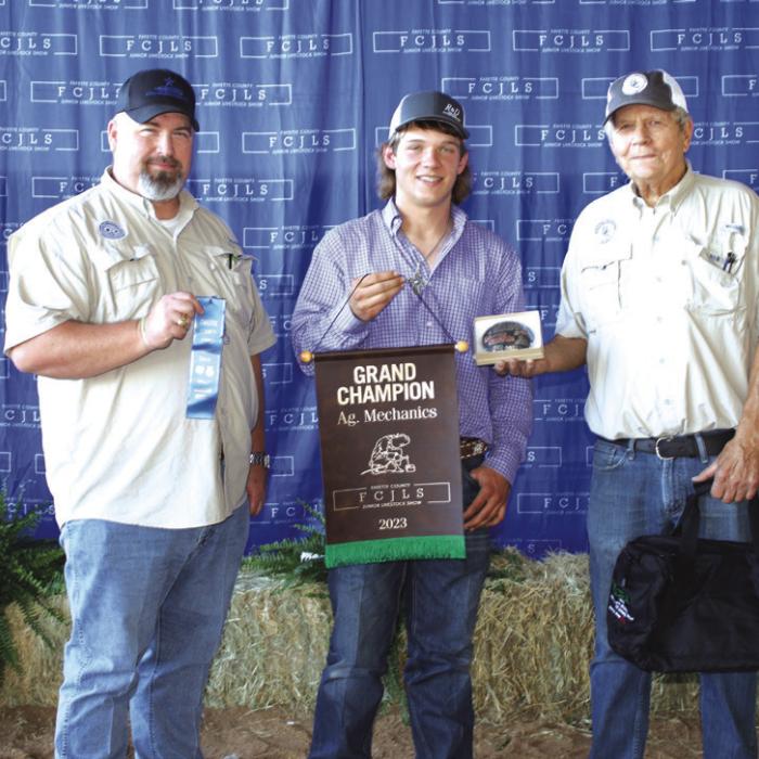Fayette County Jr. Livestock Show Heifer and Ag Mechanics Winners