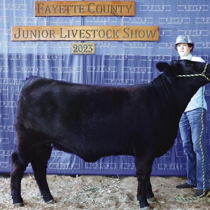 Fayette County Jr. Livestock Show Heifer and Ag Mechanics Winners