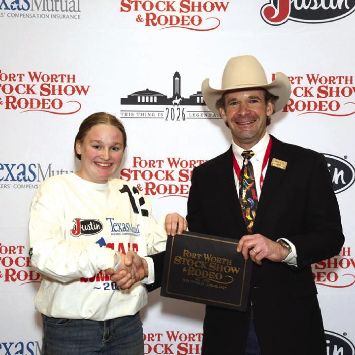 Melton Wins Calf in Fort Worth