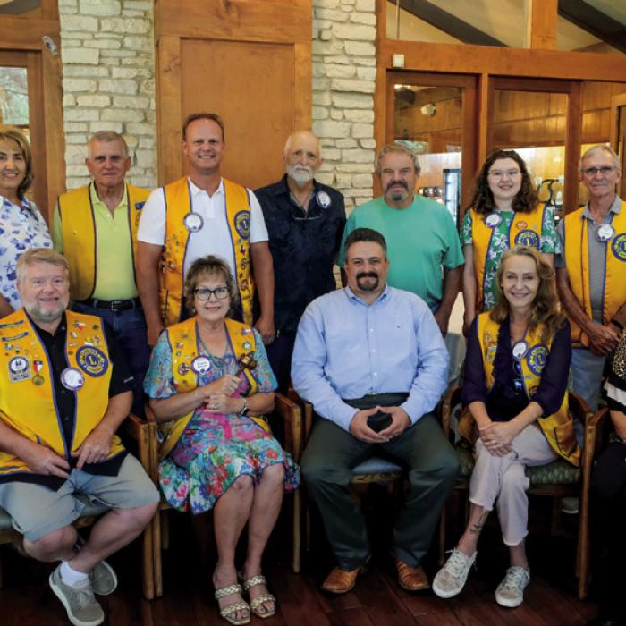 La Grange Noon Lions Install New Officers