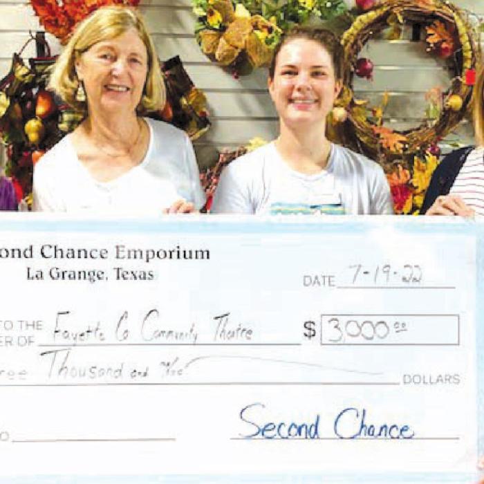 Second Chance Donates to FCCT