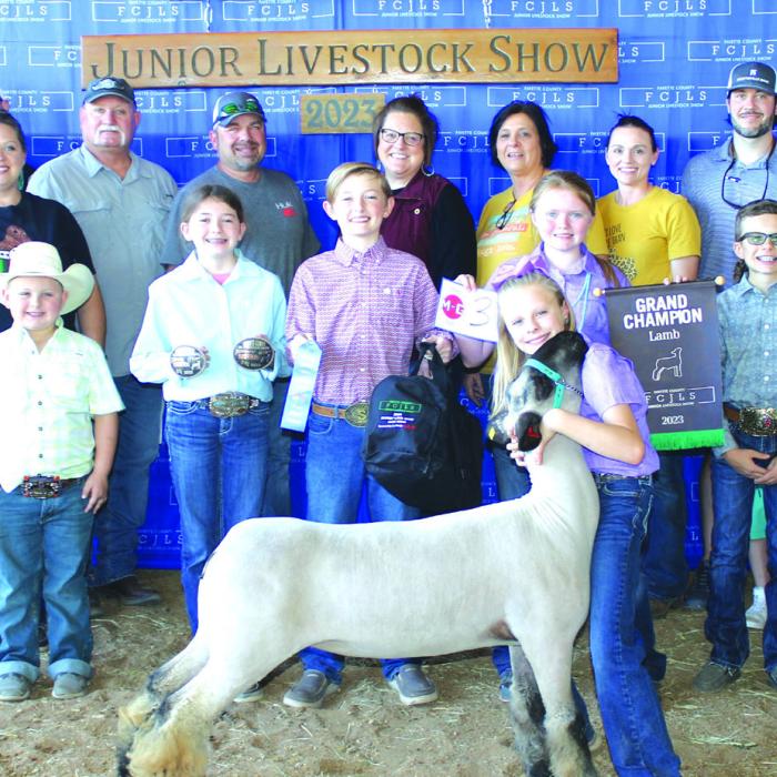  2023 Fayette Co. Junior Livestock Show Grand Champions
