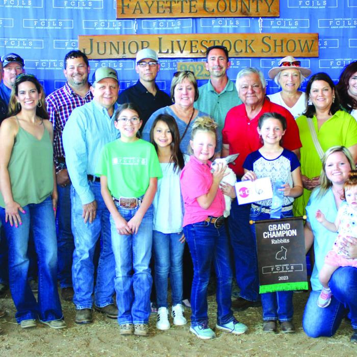  2023 Fayette Co. Junior Livestock Show Grand Champions